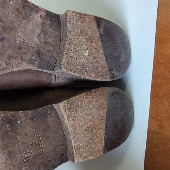 Frye Melissa Button Pull On Riding Boots Brown - Size 7.5 - Picture 13 of 15